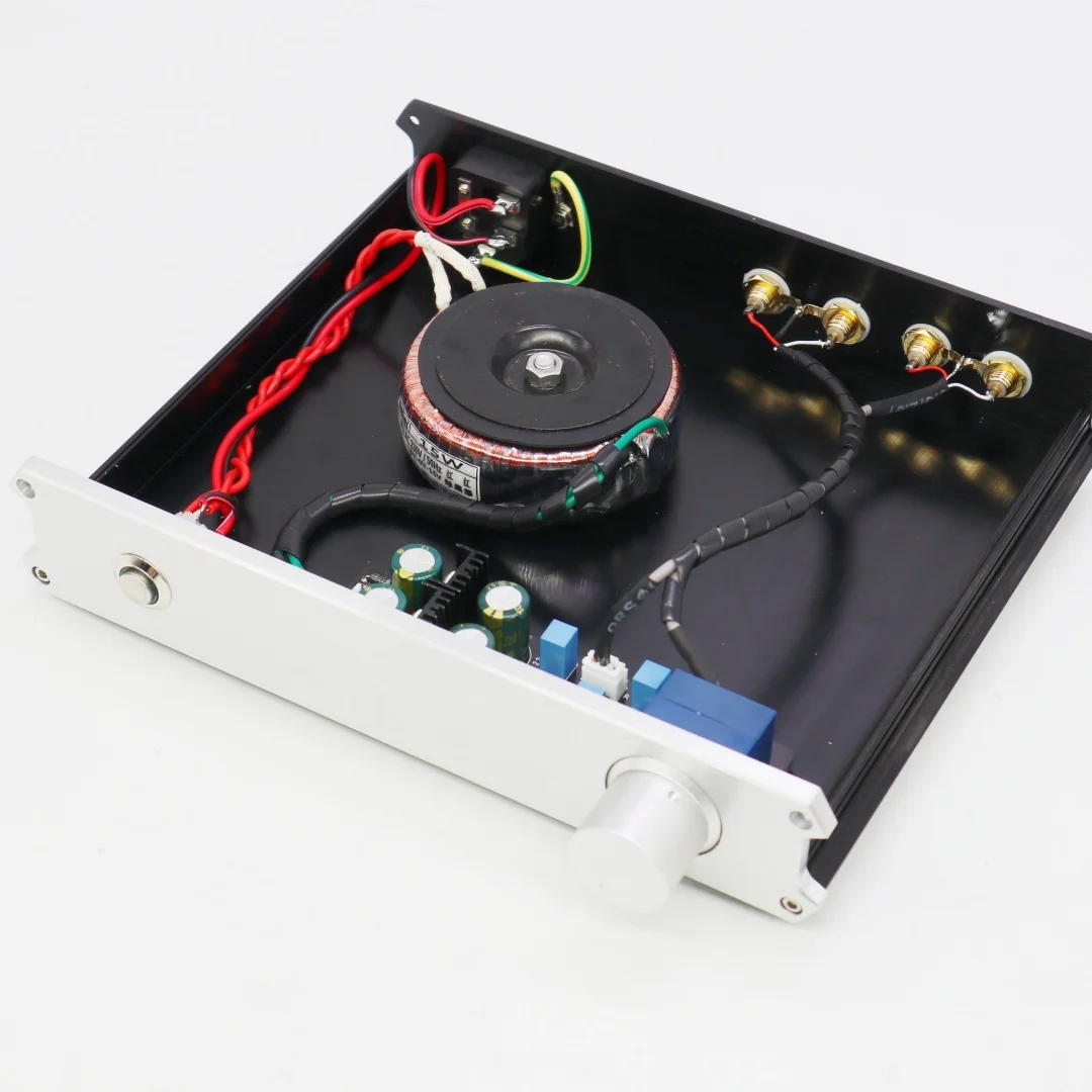 Pure post-stage power amplifier - NE5532 pre-volume amplifier audio amplification gain 5 times 10 times Preamplifier