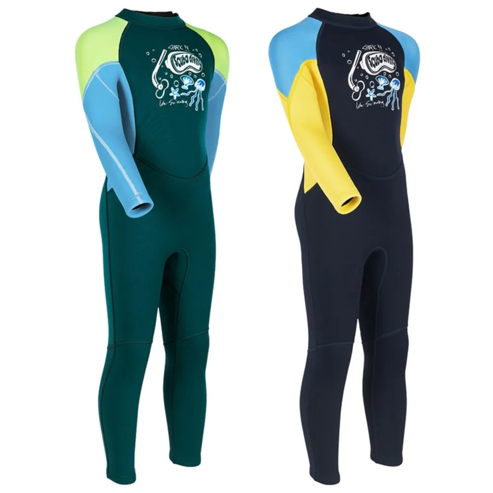 

Детский гидрокостюм 2,5 мм для мальчиков, купальник из неопрена, термокупальник, цельный гидрокостюм для малышей, молодежи, для рафтинга, дайвинга, подводного плавания