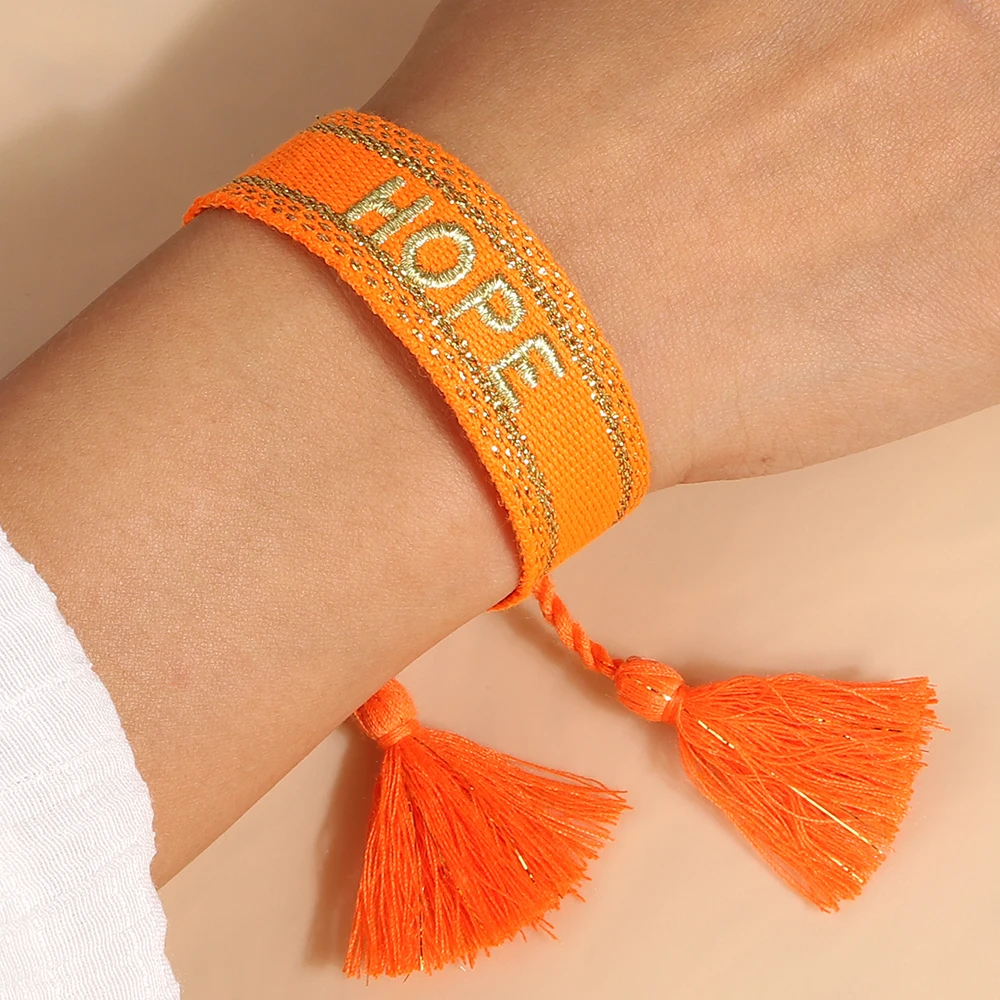 Aihua Heißer Verkauf Boho Bunte Handarbeit Gewebt Seil String Gestrickte Armband Armreifen Unisex Freundschaft Kinder Glück Schmuck Geschenke – Detail 13
