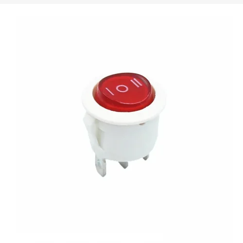 KCD1 bouton-poussoir à bascule rond marche/arrêt 2/3/4 broches 2/3 vitesses avec tableau de bord de bateau de voiture LED 12V 24V / 6A 250V / 10A 125V 20MM