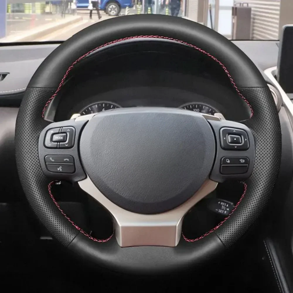 

Car Steering Wheel Cover DIY Microfiber Leather Hand Sewing For Lexus IS250 2014 2015 IS200t 2016 2017 IS300 IS350 Car Interior