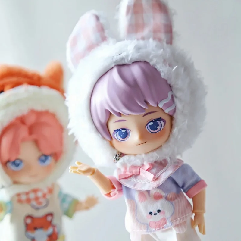 In Stock Peetsoon Adventure Fair​ Series Bjd Blind Box Ob11 1/12 Movable Joint Doll Mystery Box Dress Up ​​Furry Doll Kids Gi view 4