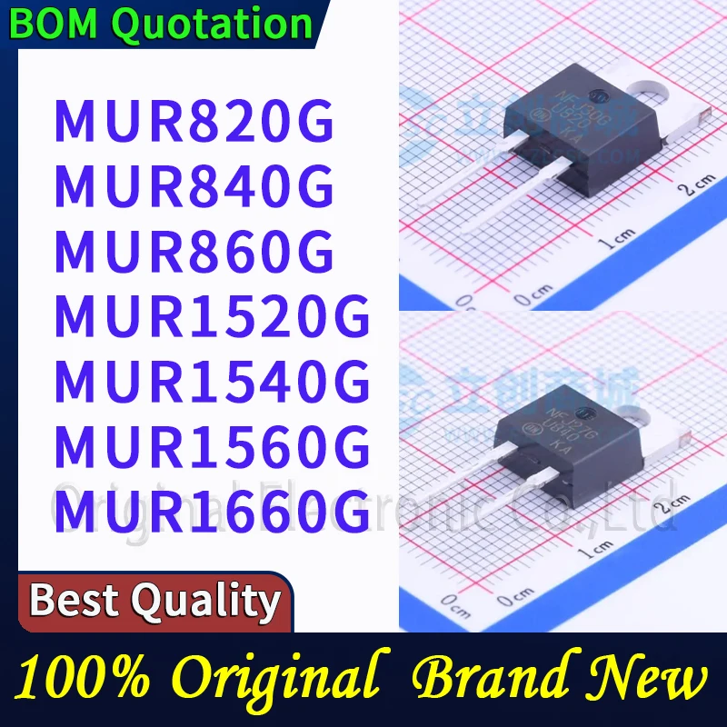 5pcs/lot MUR820G MUR840G MUR860G MUR1520G MUR1540G MUR1560G MUR1560G MUR1560G MUR1660G In stock Original High quality
