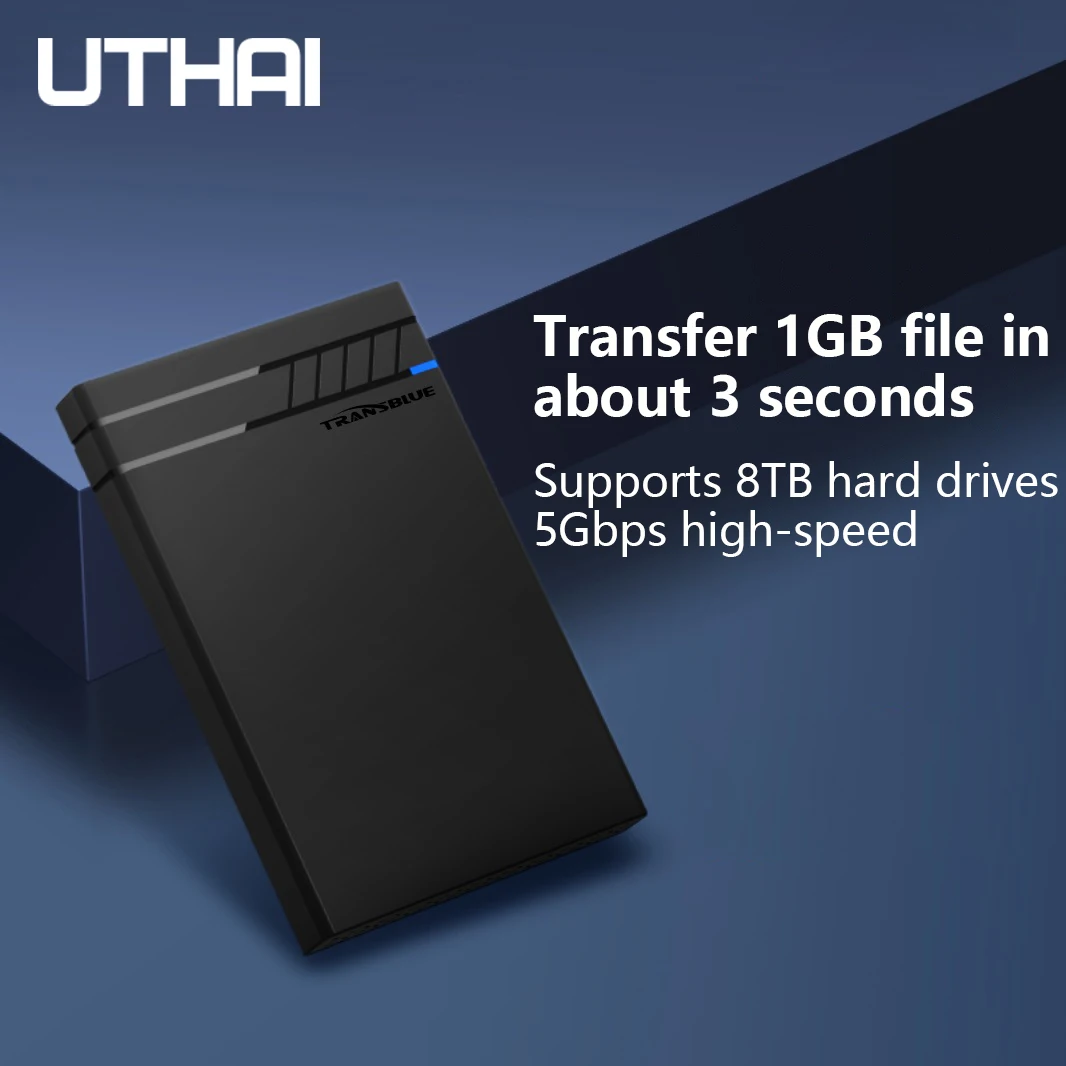 

Корпус мобильного механического жесткого диска, 5 Гбит/с, высокоскоростной 2,5-дюймовый SATA, внешний USB 3,0/тип C, твердотельный блок для ноутбука