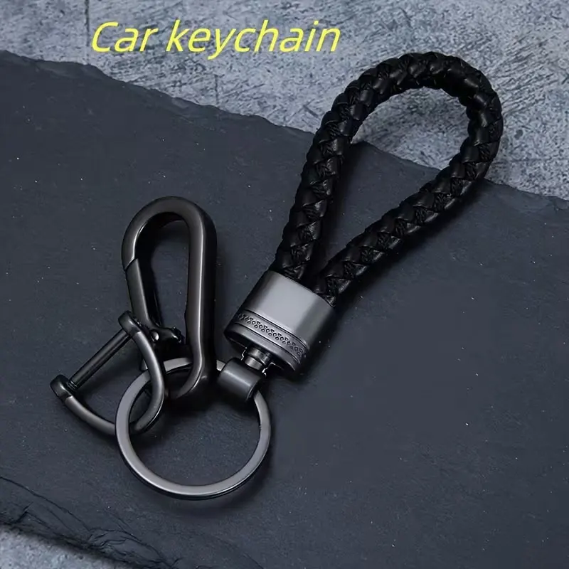 1 Stück Legierungs-Autoschlüsselanhänger, Hochwertiger Herren-Metall-Geflochtener Seil-Schlüsselanhänger, Cooler Schlüsselanhänger für Paare, Niedlicher Schlüsselanhänger – Detail 4