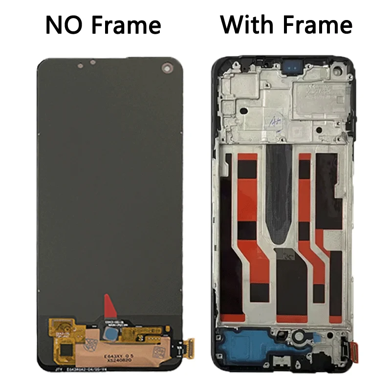 6,43-calowy wyświetlacz Super AMOLED dla OPPO Reno8 Lite 8Lite CPH2343 Wyświetlacz LCD Ekran dotykowy Digitizer Zespół dla Oppo Reno8 Z 8Z Wyświetlacz — zdjęcie 5