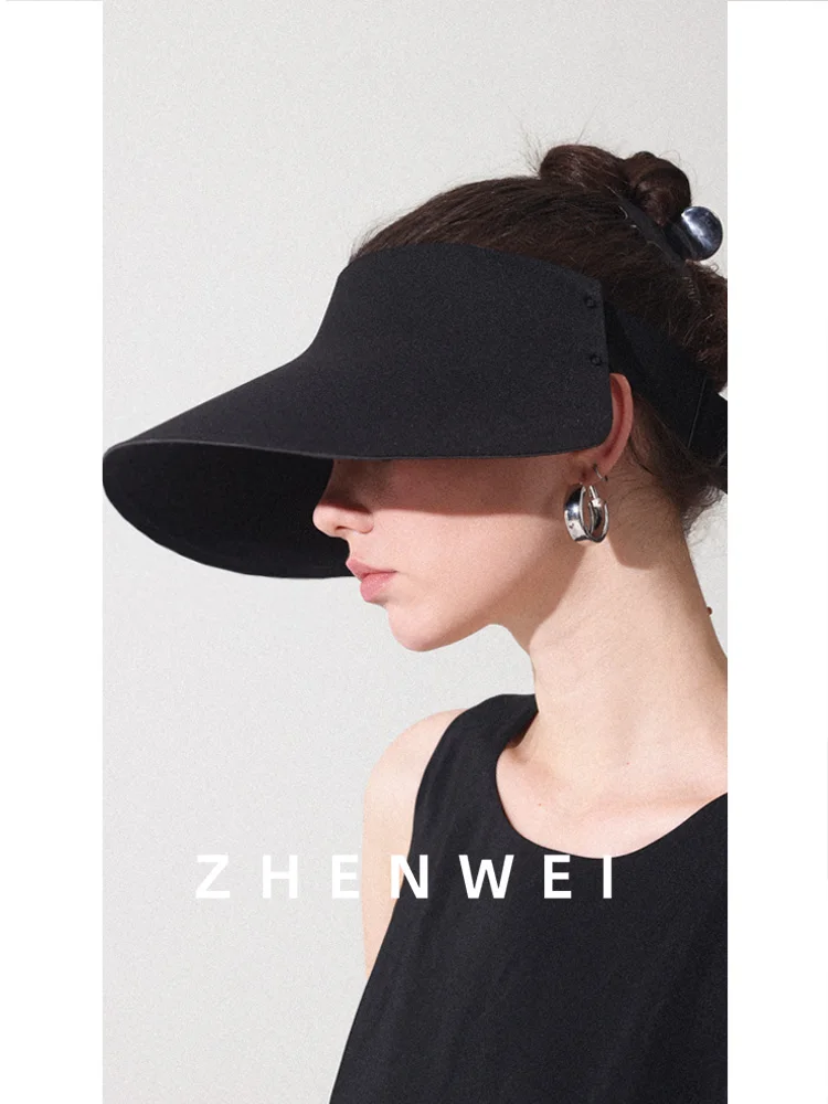 

Защита от солнца Sl Встроенная летняя шляпа для женщин Складная шляпа с большими полями Защита от ультрафиолета Повседневная Sle Нейлоновый материал