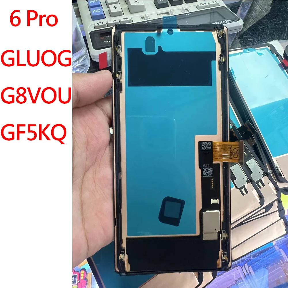 OLED For Google Pixel 6 Pro 7Pro 8Pro LCD Display Touch Panel Screen With Frame Digitizer Replacement For Google Pixel 8 Pro LCD