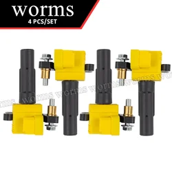 Worms pacchetto bobina di accensione 4 pezzi Racing per Subaru Impreza Wrx 2002-2005 Legacy B4 Be5 Bh5 Ej20 Ej25 22433 aa421 sistemi di accensione