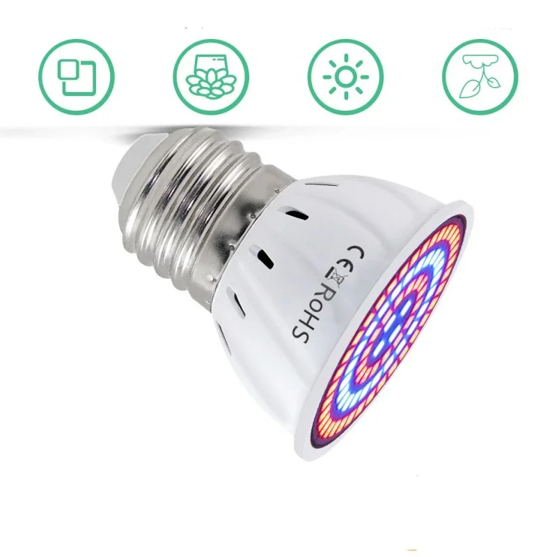 LED الطيف الكامل Phytolamp للنباتات تنمو لمبة E27 E14 GU10 تنمو ضوء فيتو ضوء نمو النبات مصباح النمو المائي ضوء #1