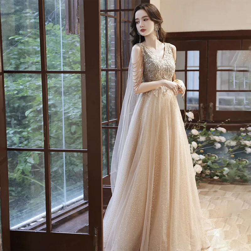 

Вечернее платье iny, женский костюм для выступлений Dr Host, новинка 2024, облегающее платье со средней талией, Cany, ежегодное собрание