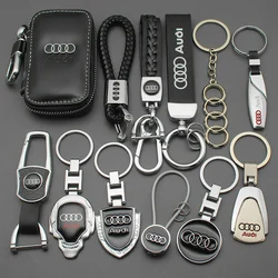 Llavero colgante de Metal para coche, accesorios para Audi A3, A4, A5, A6, A7, A8, 8V, 8P, Q2, Q3, Q5, Q7, TT, TTS, Sline, RS4, B5