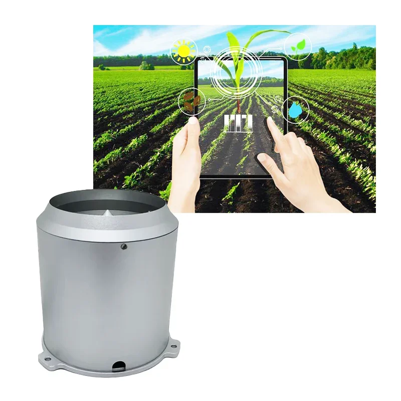 DIAMETER 75mm HIGH 83.5mm RS485 4G WIFI LORA LORAWAN DROP SENSING INFRARED RAIN GAUGE FOR SMART AGRICULTURE