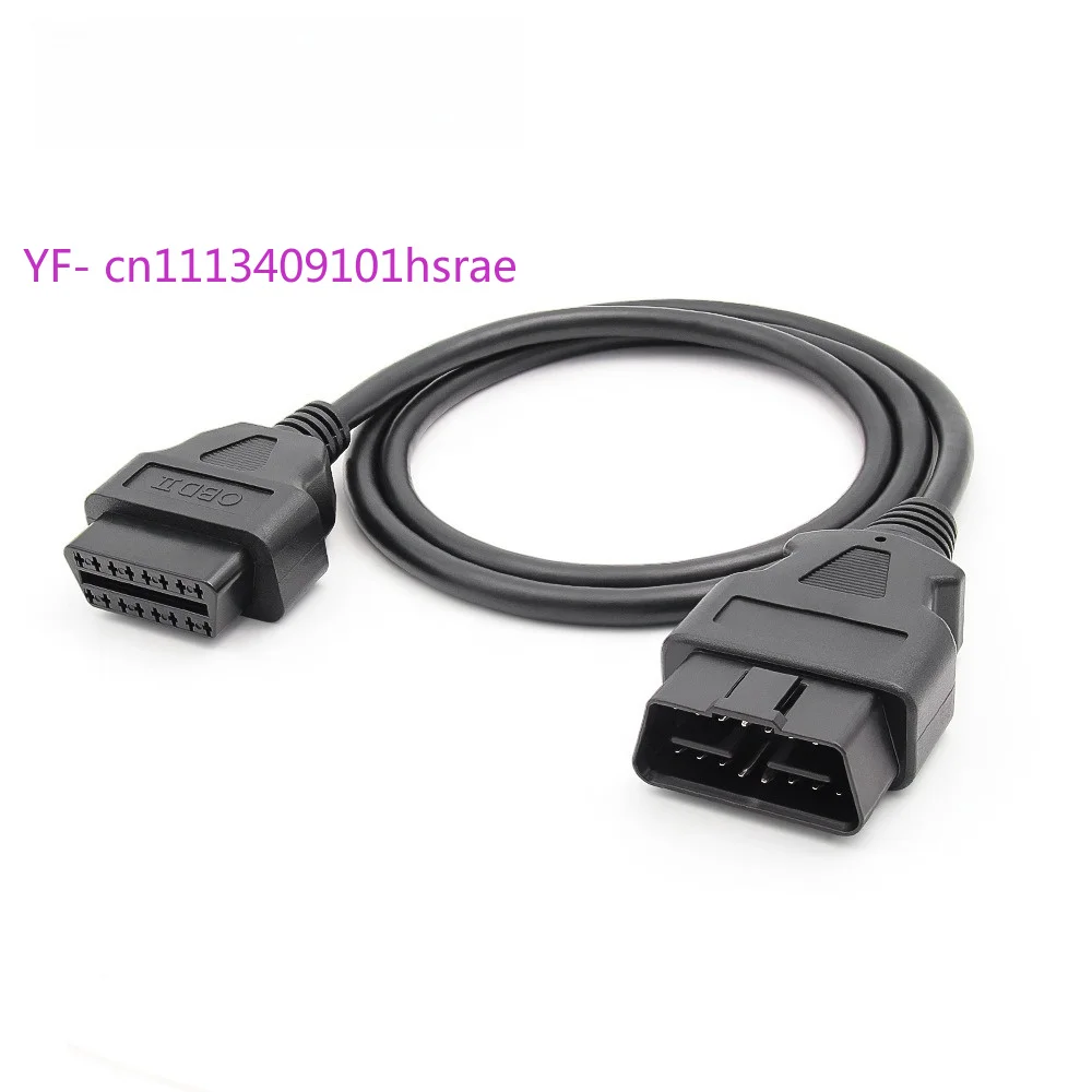 OBD 16Pin Full Wiring Extension Cable 100cm 16 Core Round Wire 26AWG Low Resistance