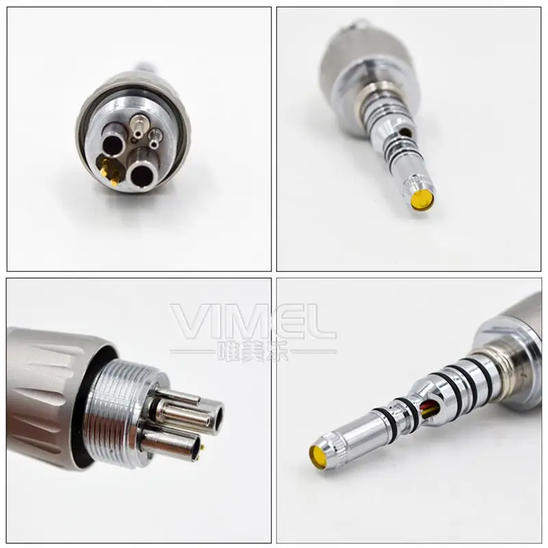dent al LED  Handpiece Coupling  2/4/6 hole Quick Connector Adaptor Fit dent al High Speed Handpiece Dentisit  Tools Optional