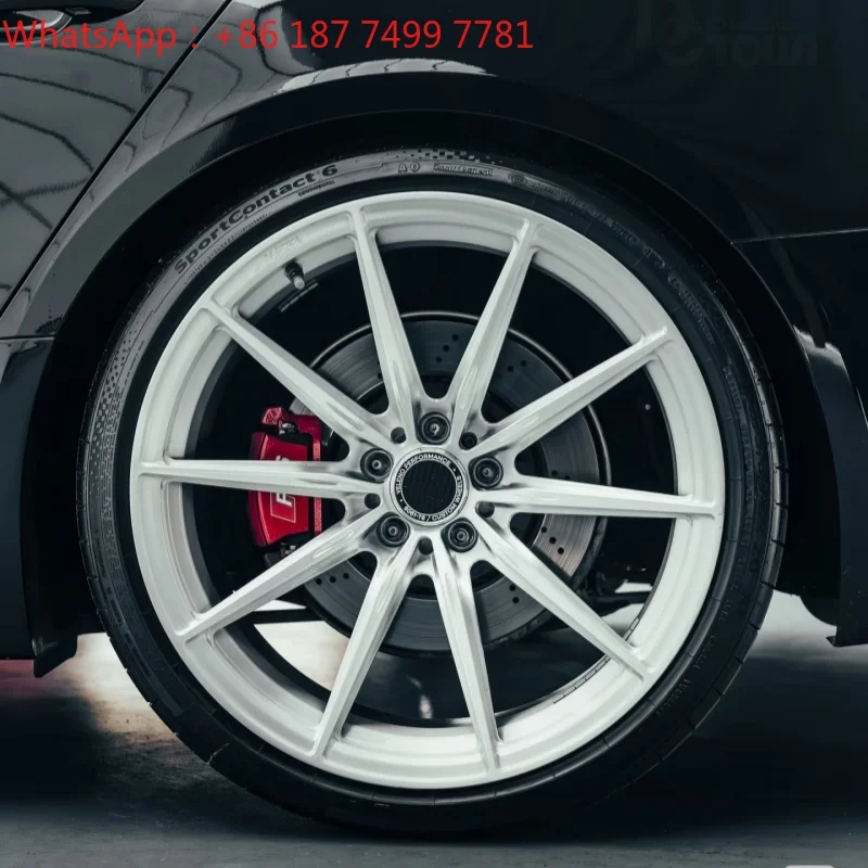 Custom White Forged Alloy Wheels 25mm/40mm ET 5x120 18-21 Inch Modified Luxury Passenger Car Rims