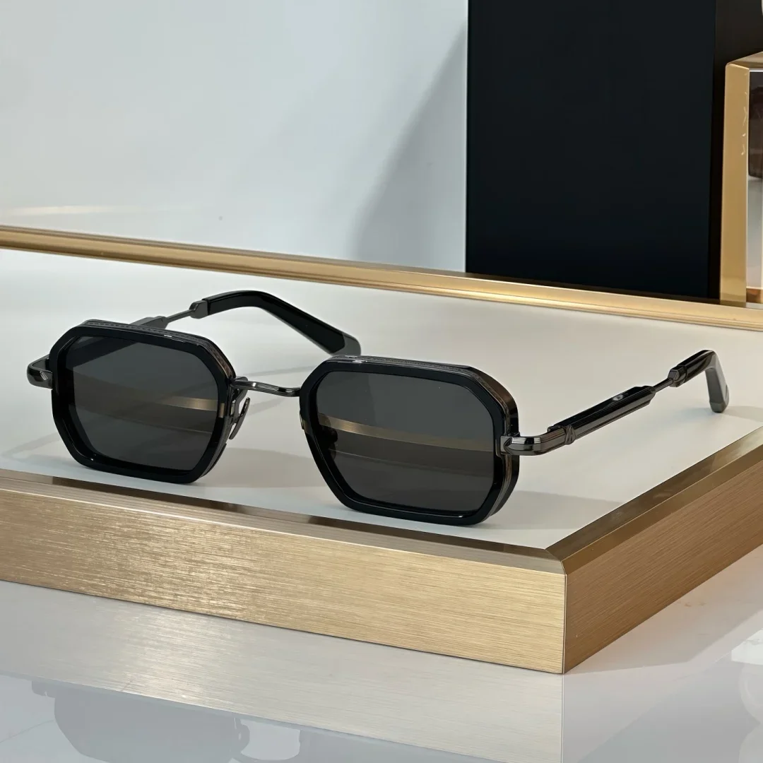 MAY THE ORIGE 49-24-145 Top Quality Mens Sunglasses for Women Retro Trend Luxury Acetate UV400 Designer Sunglasses Frame