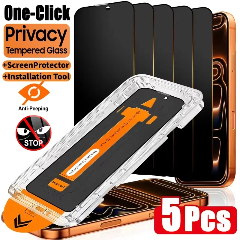 

1-5PCS Dust Free Install Privacy Screen Protector Tempered Glass For Samsung A56 5G A36 A35 A26 A55 A24 A17 A16 A15 A14 A13 A12