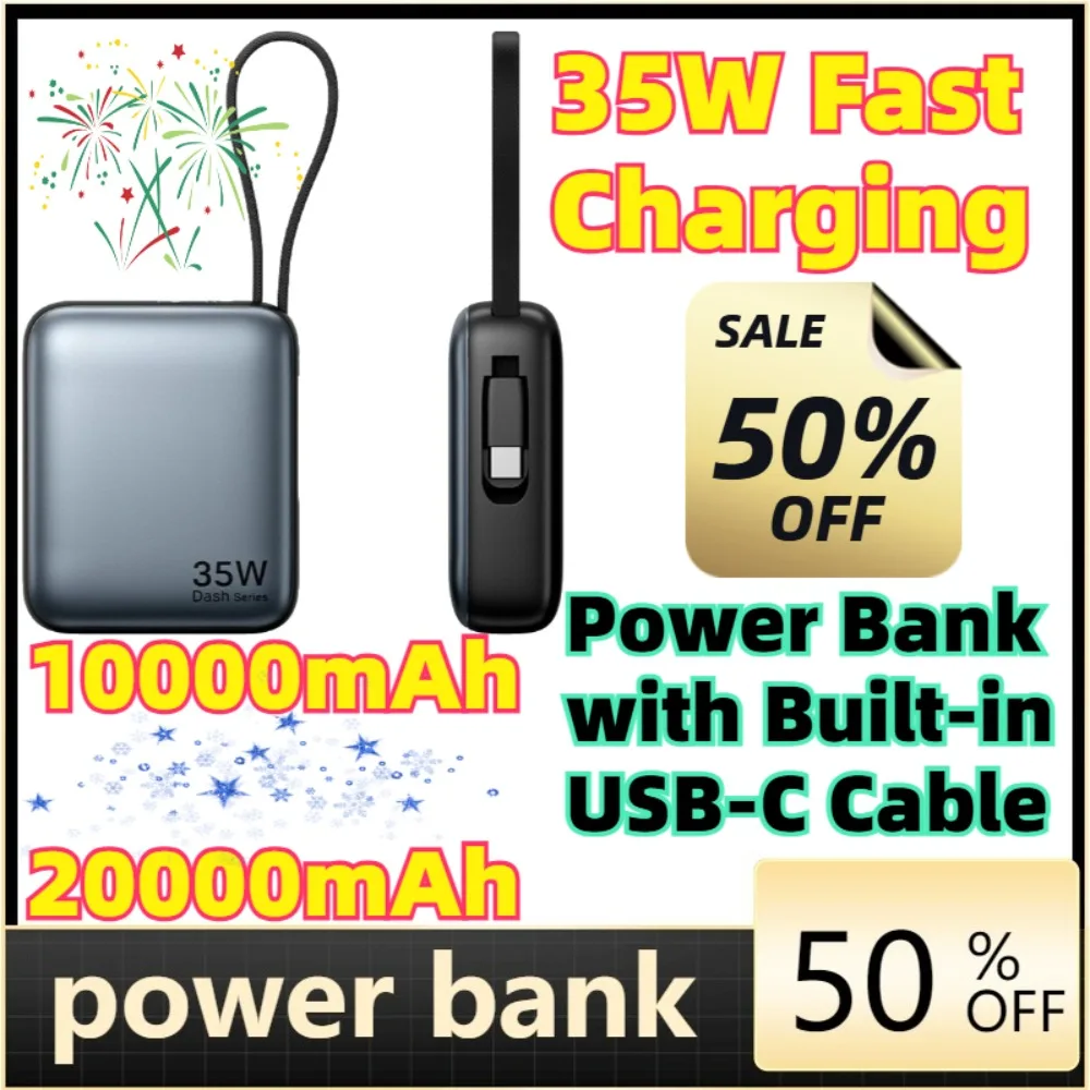 

For Xiaomi iPhone Pro Max Samsung Galaxy Battery 3C Powerbank 45W 10000mAh 20000mAh Power Bank Fast Charging Portable Charger