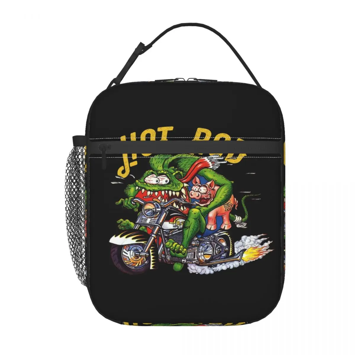 

Изолированные сумки для обеда Ratfink Ride для кемпинга, путешествий, Rat Fink, портативный термохолодильник, ланч-бокс для женщин и детей