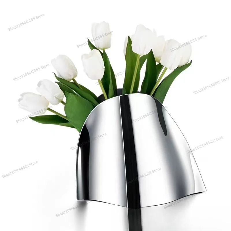 For champagne bucket metal dining table wine bucket ice bucket model room vase thermal insulation wine set