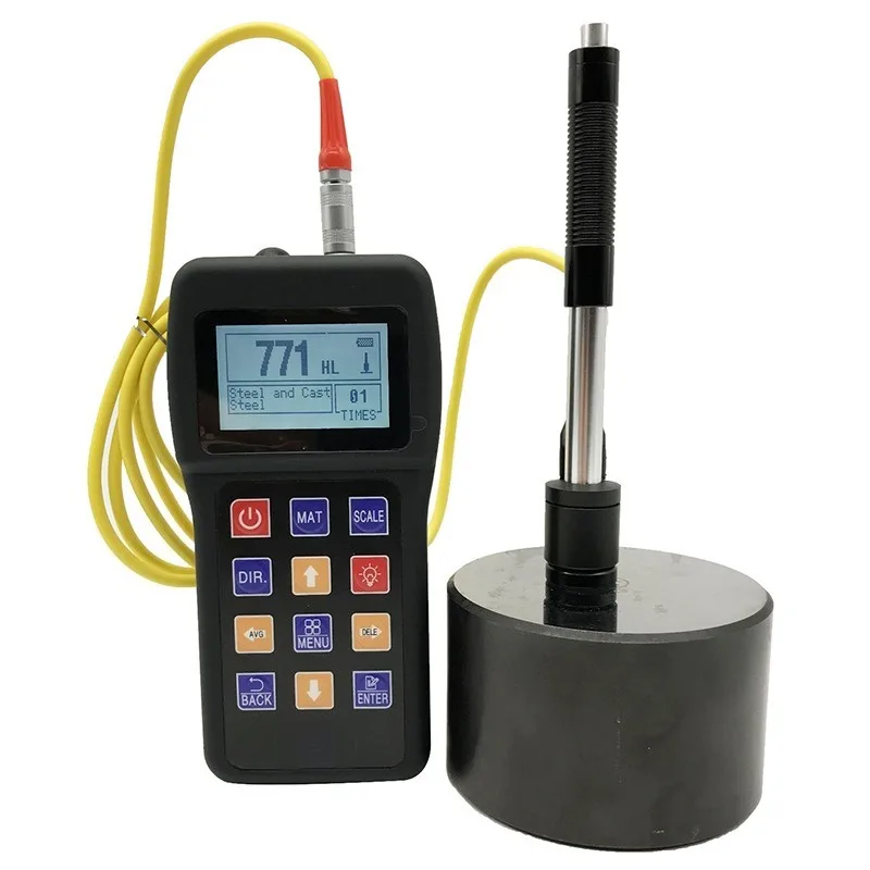 Professional Digital Leeb Hardness Tester Full English Interface Portable Metal Hardness Meter Overseas Dropshipping Industrial