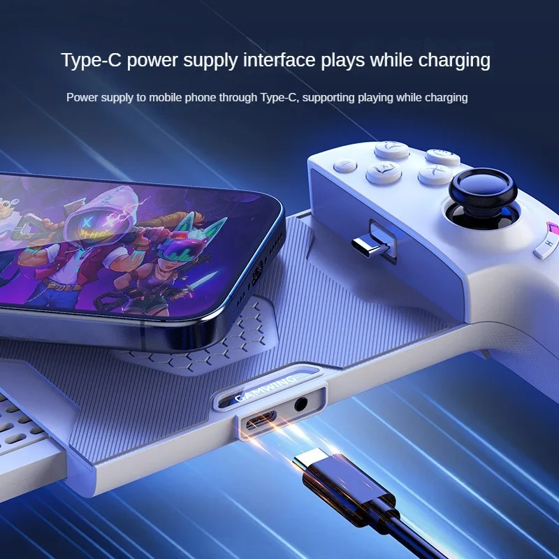 Mobile Game Controller Universal Gamwing Aobian Max Wired Type-C Game Controller for iPhone15 Series Android Huawei Samsung