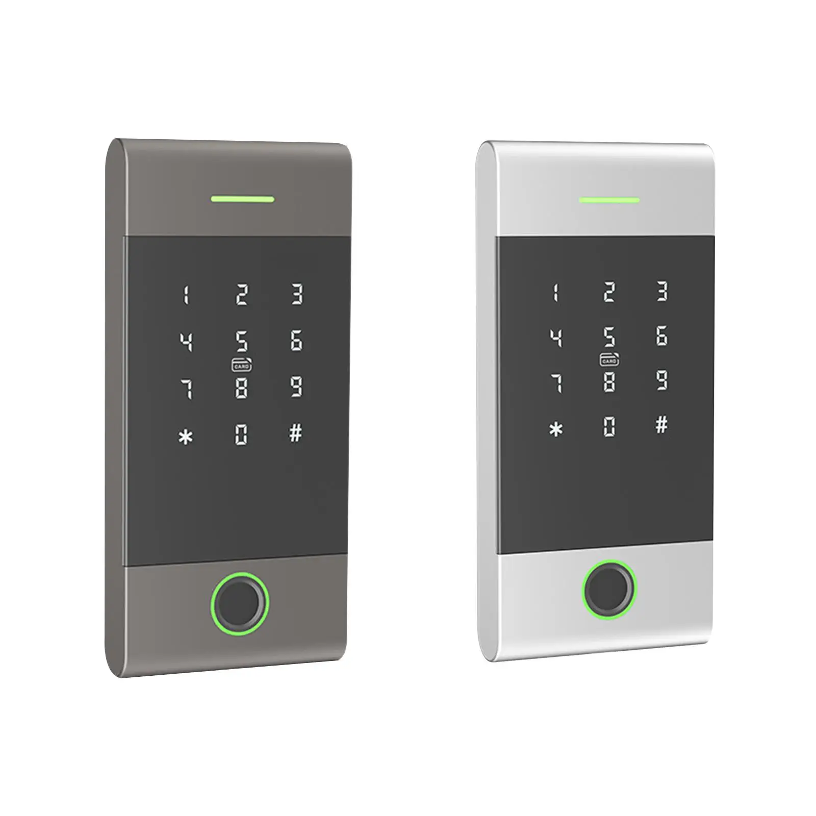 Access Control System Backlight Waterproof Biometrics Fingerprint RFID Keypad for Home Wooden Door Garage Door Office Glass Door