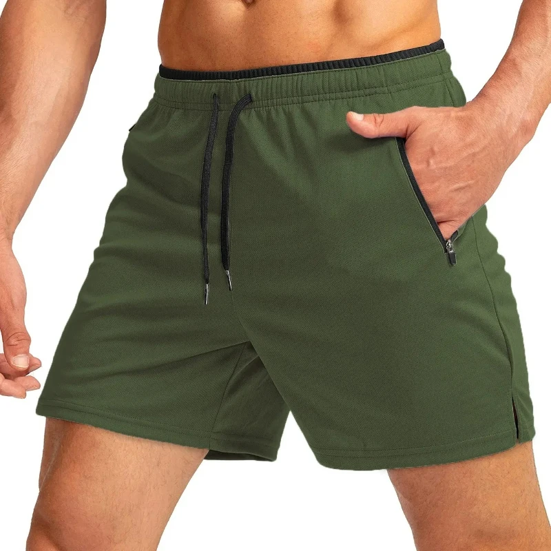 

Summer Men Sport Workout Shorts Quick Dry Athletic Shorts Lightweight Running Shorts with Pockets Gym Beach Pants