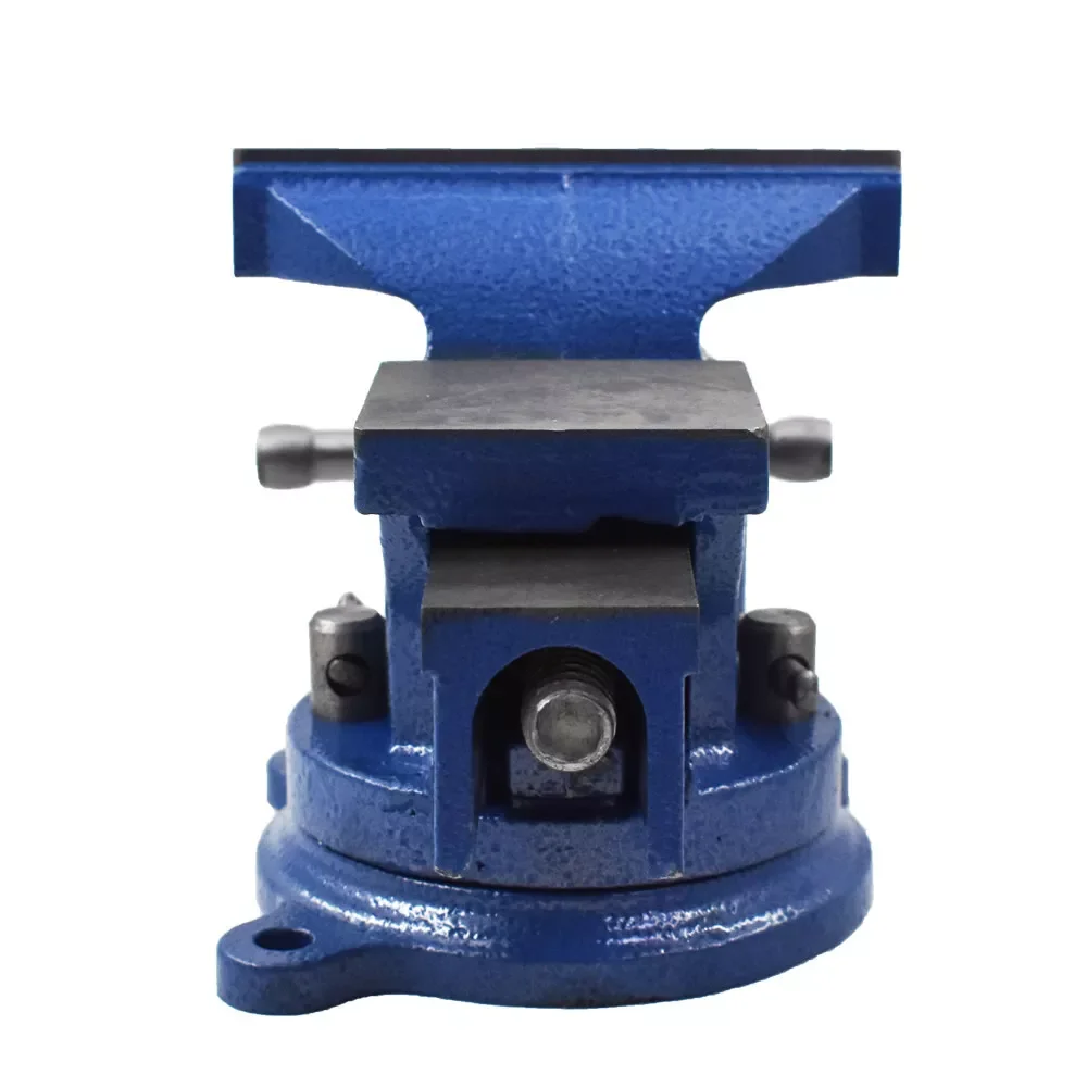 

4" Bench Vise W/ Anvil Swivel Locking Base Tabletop Clamp Heavy Duty Steel New