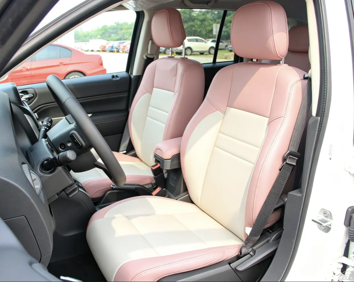 Für Jeep Compass 2011~2014 Maßgefertigte Autositzbezüge Luxuriöses Nappaleder 100% Passgenau Innenausstattung 360 ° Vollständige Abdeckung – Detail 7