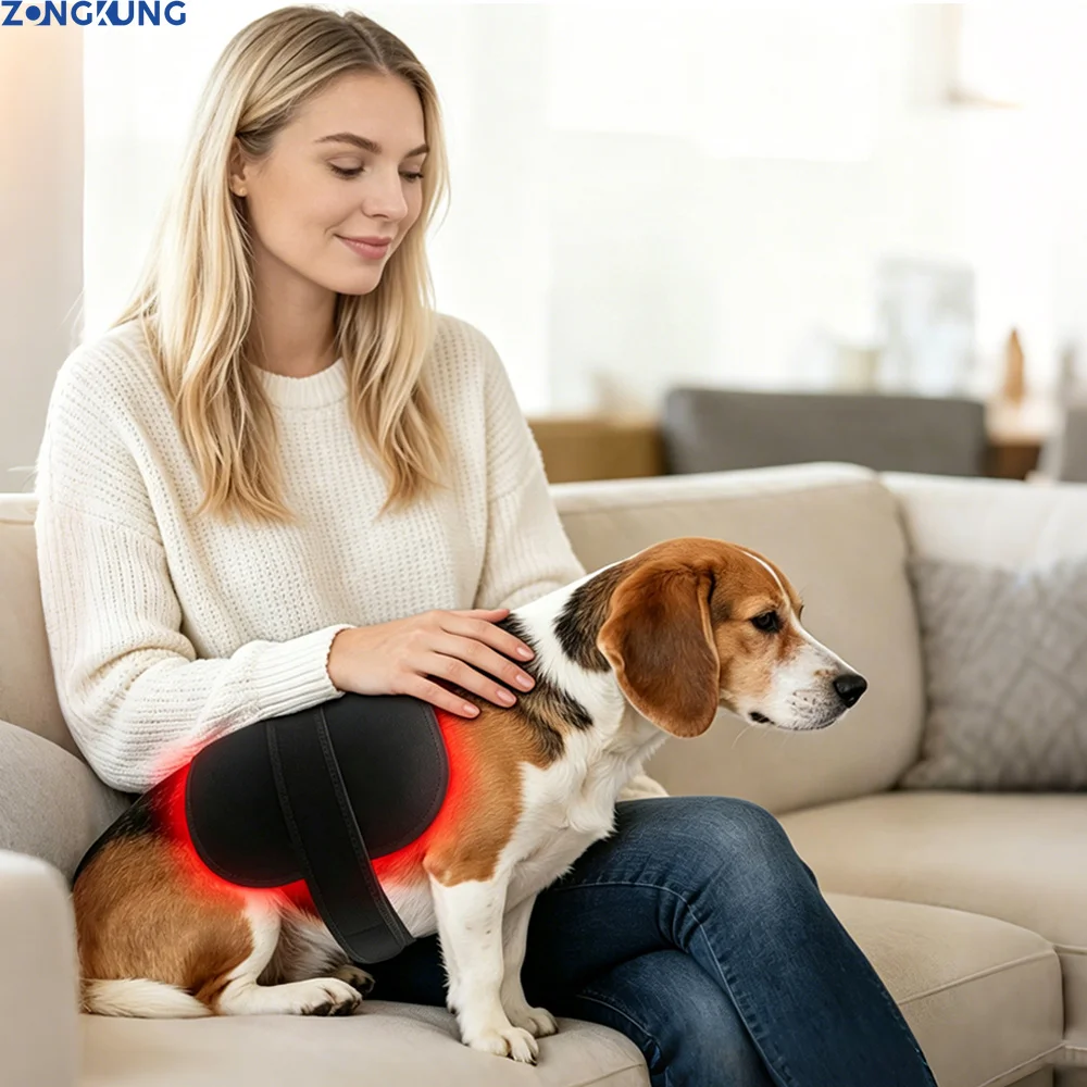 Rotlicht-LED-Therapiegerät für Haustiere zur Schmerzlinderung bei Hunden Veterinärmedizinisches Schmerzreduktionsgerät 660nm&850nm