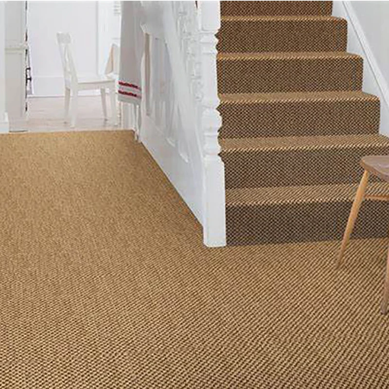 Custom Design Home Sisal Stair Runner Mat Non slip Hallway Runner Stairs Rugs