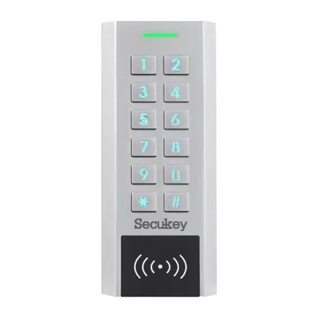 

Newest 12-28V AC/DC Outdoor Metal Digital Keypad 125KHZ EM Card RFID Card Reader for Access Control System with Backlit