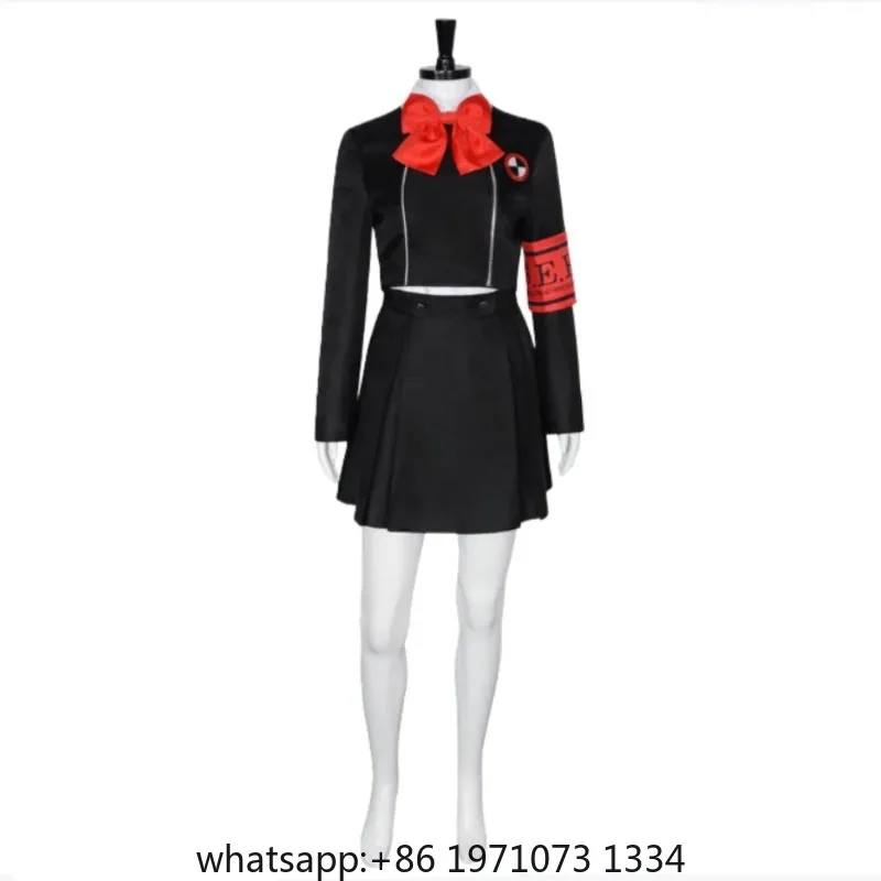 Game Persona 3 Aigis Cosplay Costume - School-style College Uniform Accessories Wigs Halloween Performance Comic-Con Costume
