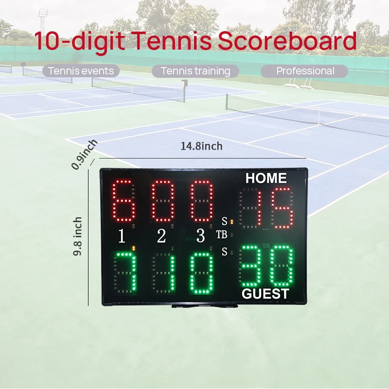 GANXIN Specialized Tennis Scoreboard  Electronic Digital Scoreboards Remote