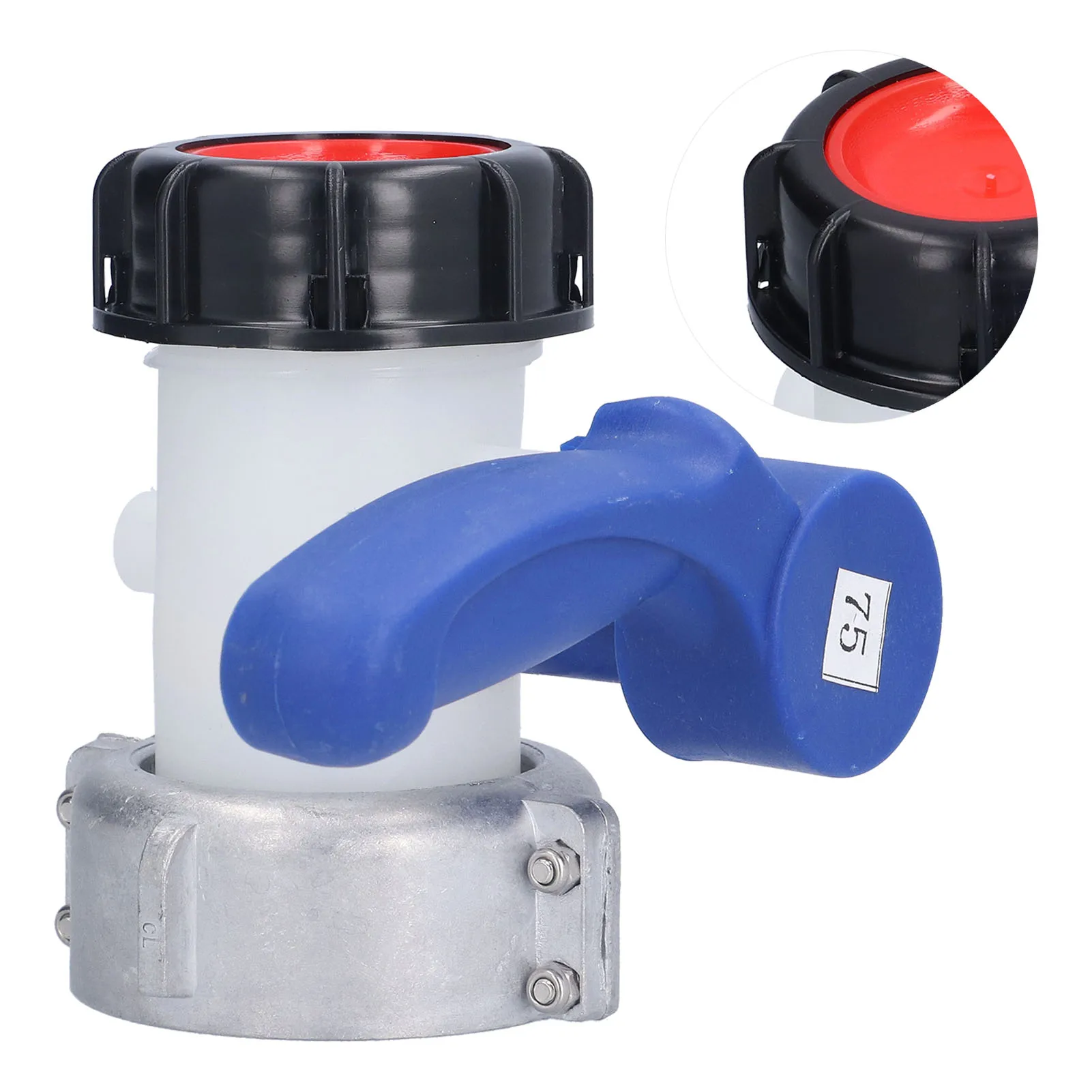 IBC Tank Water Adapter, Butterfly Valve Tap IBC Tank Water Adapter Outlet Control Connector Replacement DN50