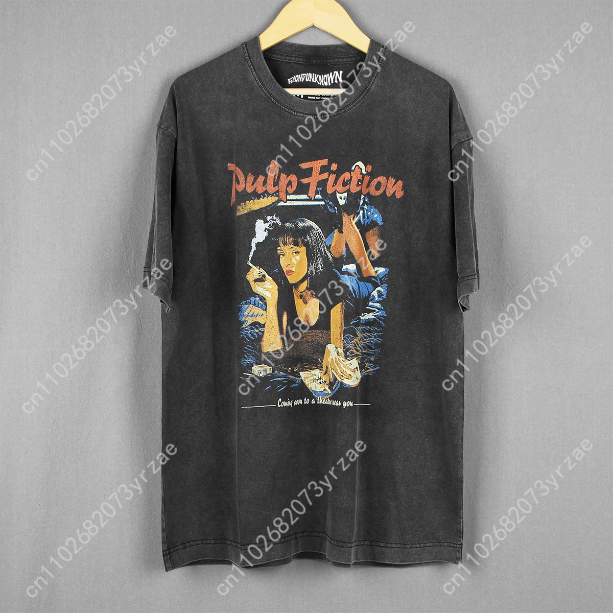 

Футболка Pulp Fiction в стиле ретро, мужская и женская винтажная футболка высокого качества, хлопковая модная футболка с короткими рукавами, мягкие дышащие топы