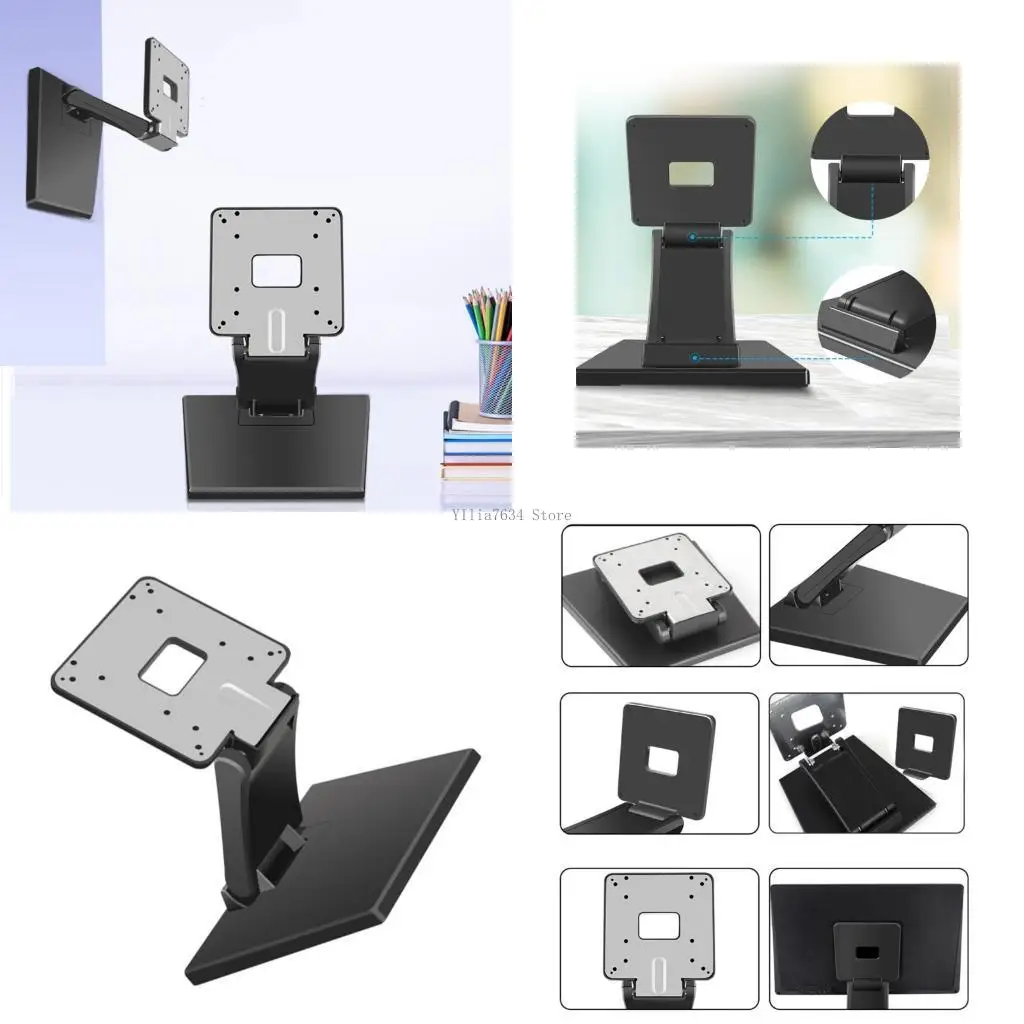  Desktop Stand Holder Desk Foldable Home Office Desk Accessories Travel Holder