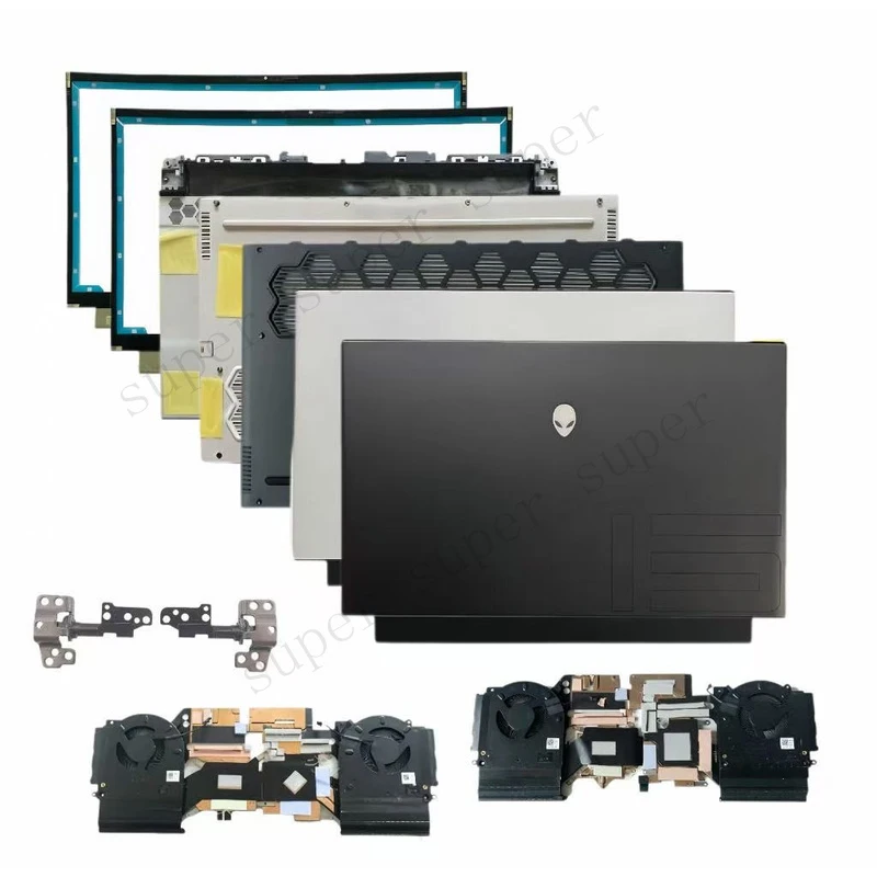 nouveau-pour-dell-alienware-m15-r3-m15-r4-cache-arriere-lcd-cadre-charniere-repose-poignets-boitier-inferieur
