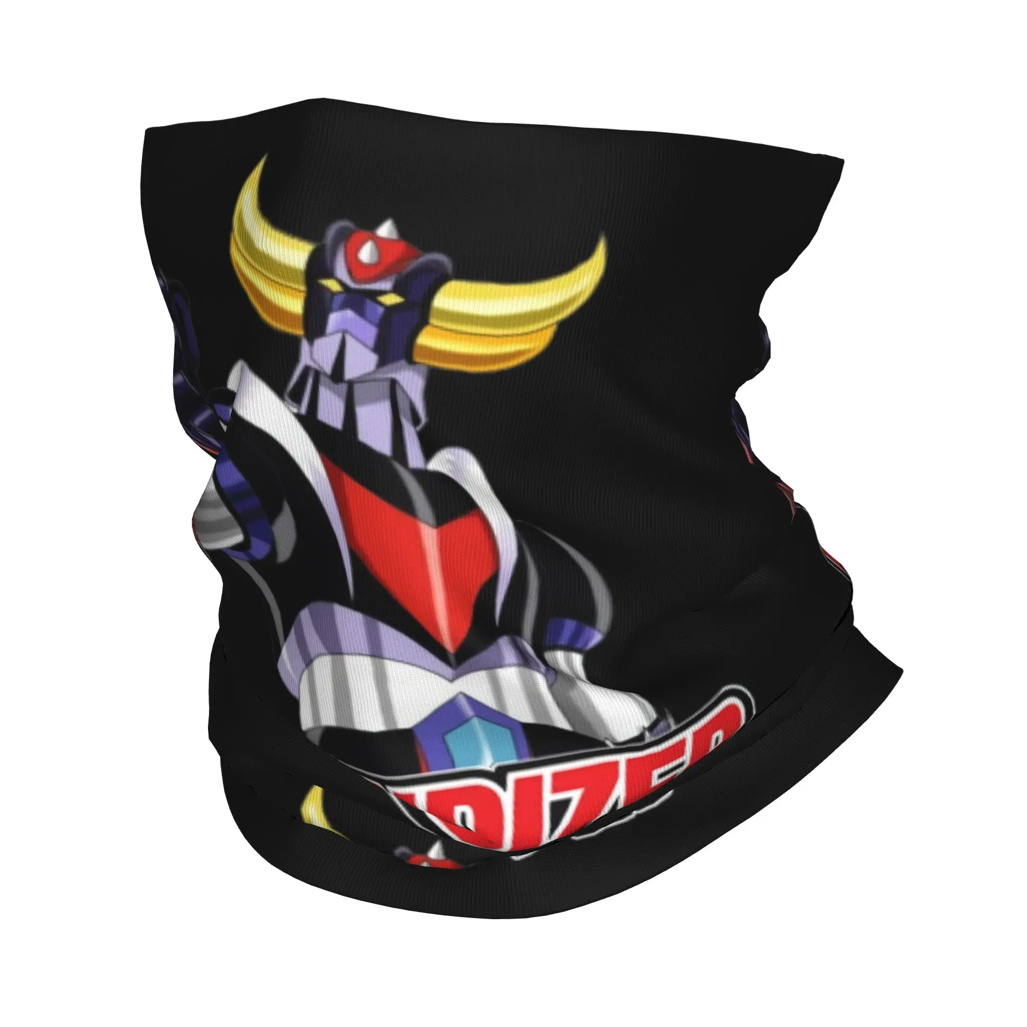 

Зимняя повязка на голову/шейный шарф-труба Custom UFO Robot Grendizer для походов и бега, Goldrake Goldorak Mecha Anime Face Bandana Gaiter