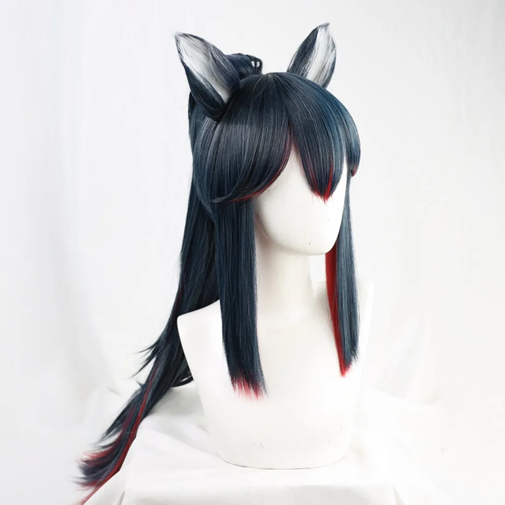 Arknights Texas Cosplay Wig Vigor Skin Hair with Ears