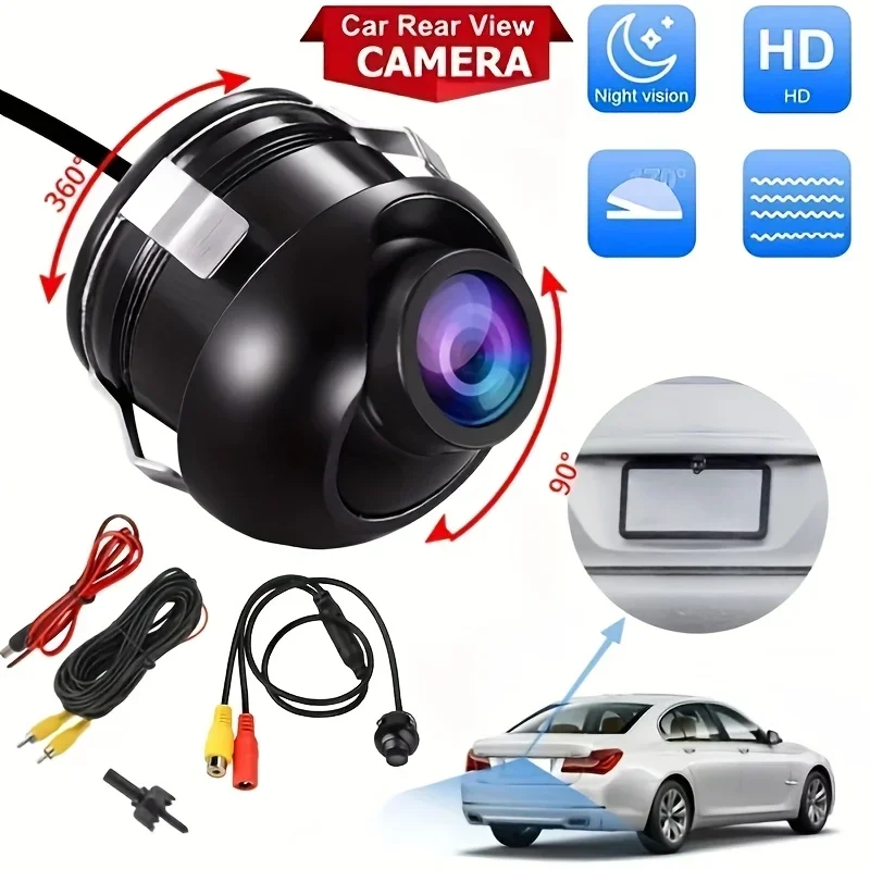 كاميرا احتياطية للرؤية الخلفية عالية الدقة للسيارة من Bileeko لسيارات الدفع الرباعي/البيك اب/التخييم/الجرارات/الشاحنة/المركبات الترفيهية #3