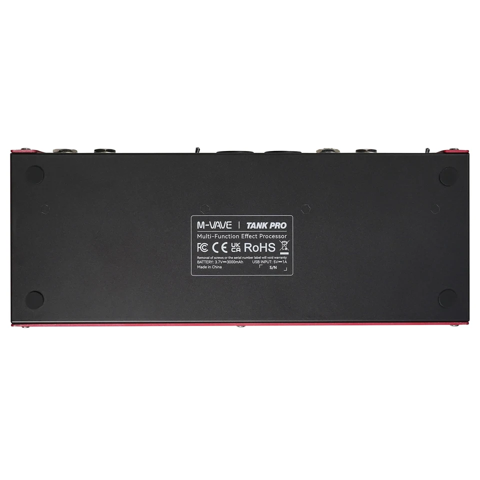 M-VAVE TANK PRO Advanced FX Processor, 120 Presets, 90 Amp+90 Cab