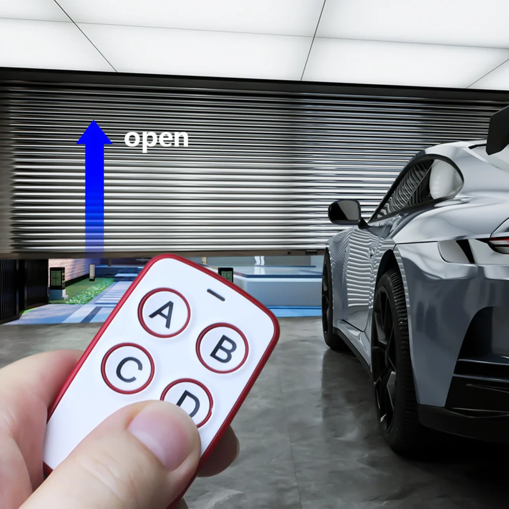 Universal Garage Door RF Remote Control Duplicator 250-915MHz Code Grabber Clone 433.92MHz Gate Key Fob Command Hand Transmiter