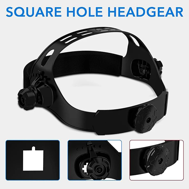 Acessórios para capacete de soldagem de arnês com faixa de suor para capacetes de soldagem de furo redondo