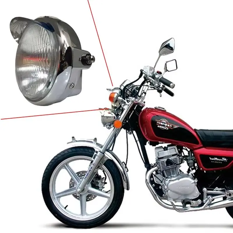 تعديل دراجة نارية رئيس ضوء ليفان سوزوكي هوندا Sundiro Dayun Qjmotor مخصص CM125 Exeited125 DY150 QJ150 LF125 المصباح الأمامي