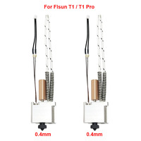 For Flsun T1/T1 Pro 0.2 0.4 0.6 0.8MM Hardened Hotend Print Head Extruderr Kit Hot End