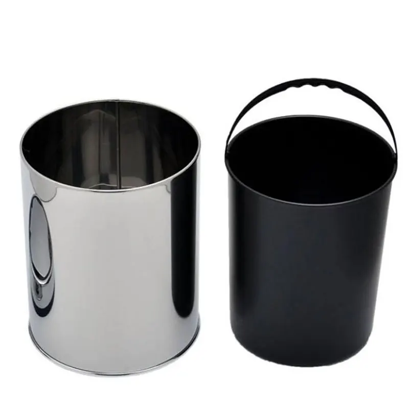 4 Liter Sensor Stainless Steel Dustbin Automatic Garbage Kitchen Trash Can  Smart Waste Bin  Ash-bin Round Shape