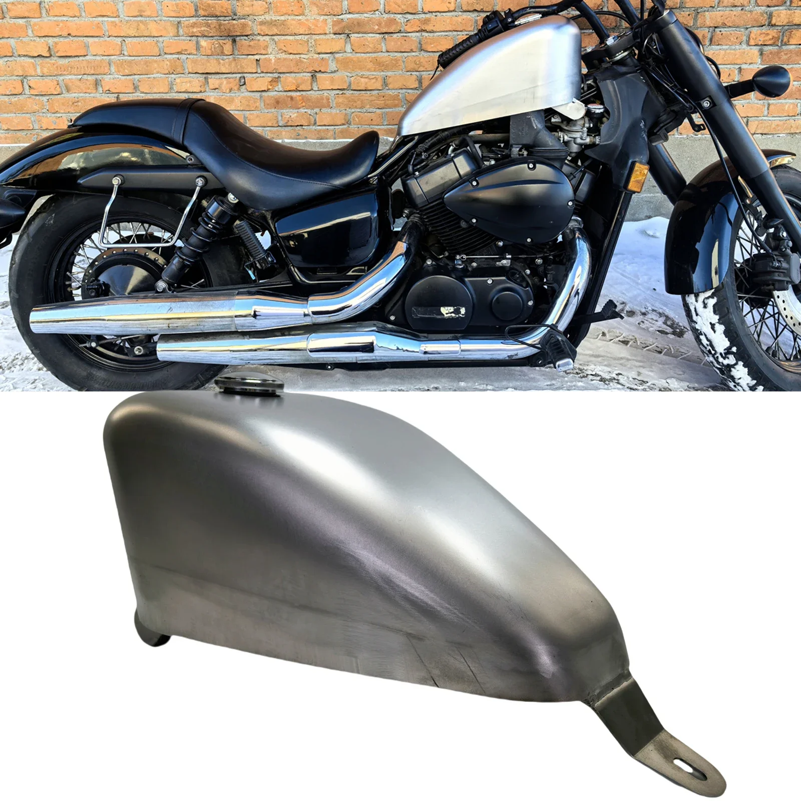 

Pop для HONDA VT750 SHADOW 750 2010-2023 PHANTOM VT 750 EFI версии 9 л мотоциклетный бензиновый топливный бак